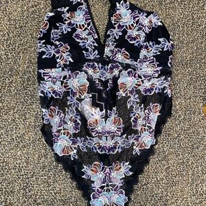 Never worn, Savage x Fenty one piece, one shoulder bodysuit Size 1X